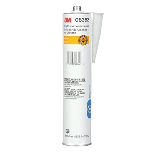 3M Urethane Seam Sealer, 08362, Gray, 310 mL/10.5 fl oz Cartridge - color: Gray, size: 310 Milliliter, style: Cartridge