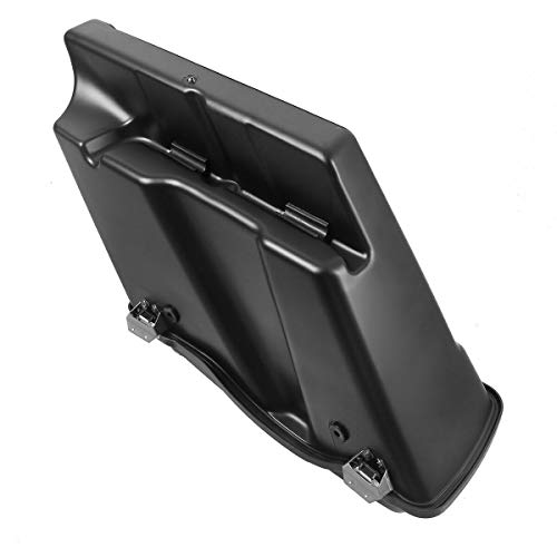Green-L ABS 5" Stretched Saddlebag Fit for Harley Touring 1993-2013 - color: Matte black