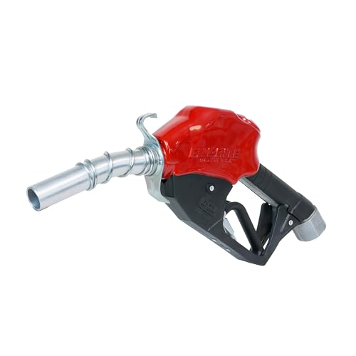 Fill-Rite N100DAU12 1” 3 to 25 GPM Heavy Duty Automatic Fuel Transfer Nozzle, Red | For Gasoline, Diesel, Biodiesel up to B20, E15 & Kerosene - style: 1" Auto Nozzle (Red)