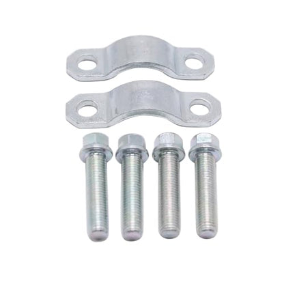 1 Set SHLPDFM Drive Shaft Rear End Universal Joint Strap U-Bolts Plates Compatible with 1964-1981 All Gm Models