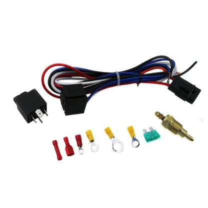 Automotive Replacement Engine Radiators 3 Row Radiator Shroud Fan with Thermostat Relay Kit For Hummer H1 2002-2004 AM General Hummer 6.5L V8 1992-2001 Aluminum Radiator Fan - size: 3 Row Radiator/w Cap+Shroud Fan+Relay Kit