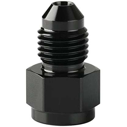 1/8 NPT Female to 4AN Male Flare Expander Fitting Adapter Aluminum Black - color: Black, size: 1/8 NPT Female to 4AN Male