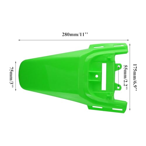 PRO BAT 7 PCs CRF50 Plastic Fender Kit XR50 Fairing Fender Kit Motorcycle - color: White, Green