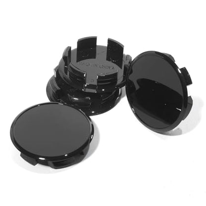 56.5mm 2.22" Glossy Black Open End Plus Plug Center Cap for EZ Lube - color: Glossy Black