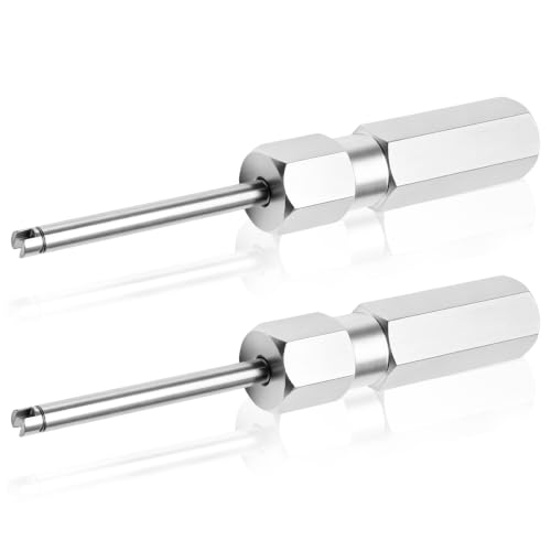 2 Pcs Magnetic Valve Core Tool, Aluminum Alloy Valve Stem Tool