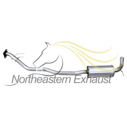 Exhaust Resonator Muffler Kit for 2007-2008 Honda Fit 1.5L - color: Resonator Muffler Kit