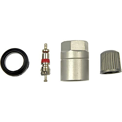 KarParts360 For Nissan Maxima/Pathfinder 2009 Tire Pressure Monitoring System Service Set | With Metal Valve Core | With Threaded Sleeve | With Plastic Gray Cap | With Rubber Grommet