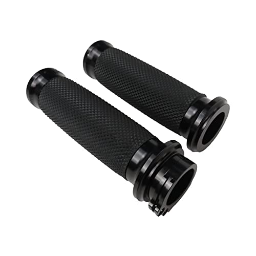 25mm Motorcycle Handlebar Hand Grips Universal Replacement for 2004 Harley-Davidson Road King Police EFI FLHPI