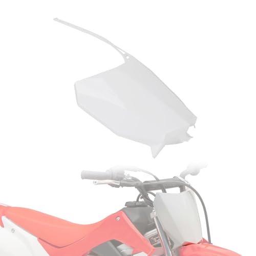 Dirt Bike Number Plate for CRF 110 CRF110F 2019-2024 Pit Bike Front Plastic Body Kit Fender White - color: white