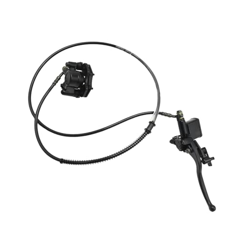 Left Hydraulic Brake Master Cylinder Caliper Assembly, ATV Mini Bike Brake Assembly Kit, Replacement for Kazuma 125cc ATV Replacement for ARMY 125cc 4t ATV