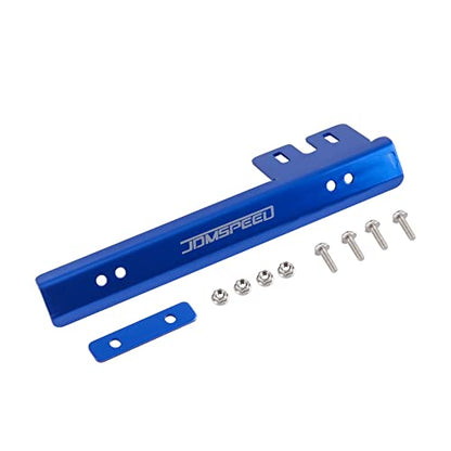 Blue Front Bumper License Plate Mount Bracket Relocator Holder Bar - color: Blue