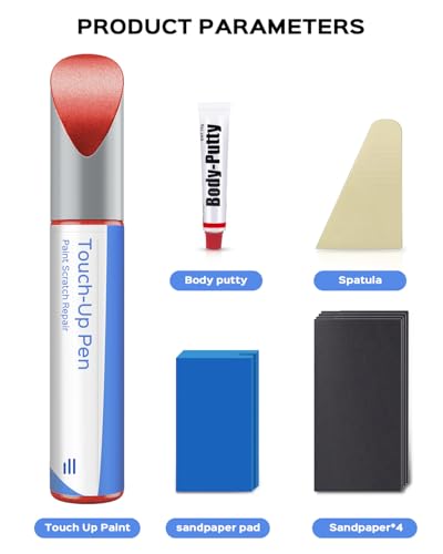 590/3590 Mars Red Touch Up Paint Repair Kit Compatible with Mercedes-Benz - DIY Kit Exactly Matches Chips and Nicks - color: Mars Red(590/3590)