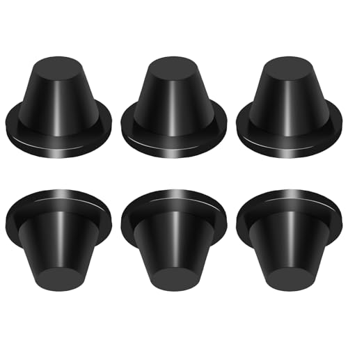 6x Rubber Side Cover Grommets for Harley Touring - size: 1996-2007