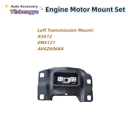 Engine Motor Transmission Mount Kit for Focus 2012-2018 2.0L L4 - size: Fits Focus 2012-2018 2.0L L4