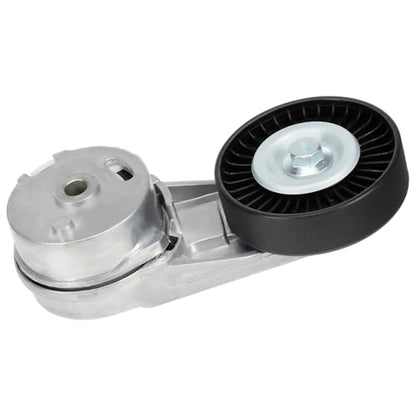 Belt Tensioner Assembly with Pulley Fit for Chevrolet Equinox Malibu Cobalt Orlando Classic & GMC Terrain & Buick LaCrosse Regal Verano & Pontiac G4 G5 G6 Grand Am, Replace# 24430296 - size: 24430296