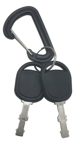 077-8076-00 Ignition Switch with 2 Keys, 3 Position 5 Terminal Key Switch, Replaces for Husqvarna 591070501 John Deere GY00191 MTD 725-04659, Fits All Bad Boy Zero Turn Mowers
