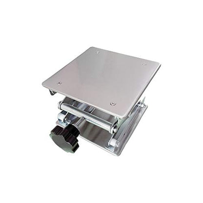 LabZhang 6" x 6" Stainless Steel Lab Jack Scissor Stand Platform Table - size: 6x6