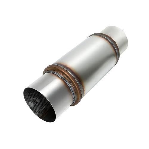 Exhaust Resonator 5" Inlet 5" Outlet Muffler 18" inch Overall - size: 5" Inlet 5" Outlet 18" Overall Length