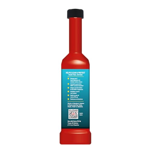 Gumout 510233 Supreme 2 in 1 Fuel Injector Cleaner + Octane Booster, 10 Oz. Improves Engine Power & Performance & Prevents Deposit Build Up, Treats 30 Gallons - style: Fuel Injector Cleaner + Octane Booster