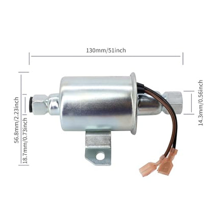 E11012 12V Universal Fuel Pump Compatible for Cummins Onan Generator - style: E11012