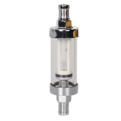 CarBole 9748 Universal 3/8" Inlet/Outlet Fuel Filter Clear View 5 Pack - size: 5PCS Of 3/8" Inlet/Outlet