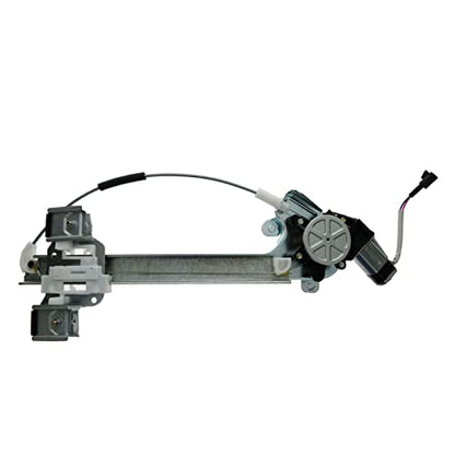 TRQ Rear Left Power Window Regulator & Motor Assembly Drivers Side - style: WRA51155