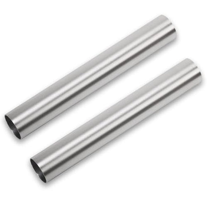 1.75 Inch 45mm OD Aluminum Intercooler Pipe Piping Air Intake Tube Straight 11.8" 300mm Long, Brushed Finish, Pack of 2 - color: Straight - 2PC, size: OD: 1.75" (45mm)
