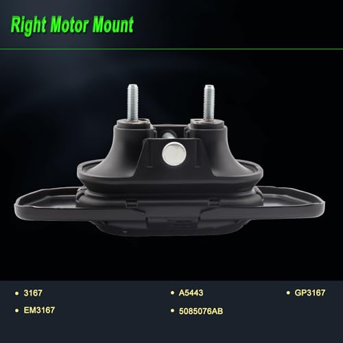Engine Motor Mount Compatible with 2011-2019 Dodge Journey 3.6L FWD - size: 2011-2019 Journey 3.6L
