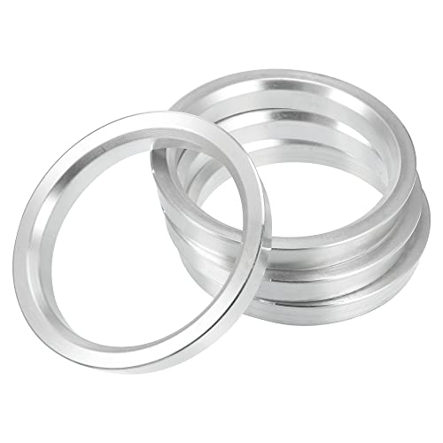 X AUTOHAUX 4pcs OD 70.6mm to ID 59.1mm Aluminium Alloy Car Hub Centric Rings Wheel Bore Center Spacer - size: 59.1mm