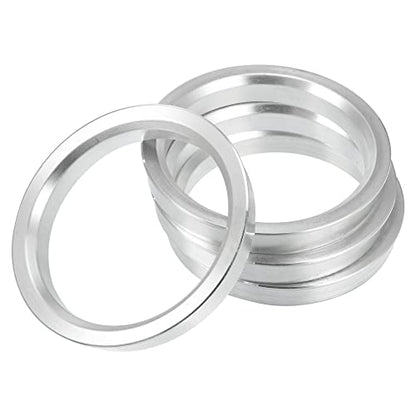 X AUTOHAUX 4pcs Aluminium Alloy Hub Centric Rings Wheel Bore Center Spacer - size: 60.1mm
