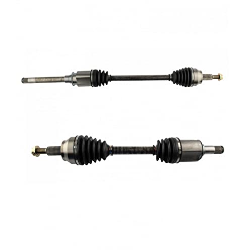 TRQ Front 2 Piece CV Axle Shaft Assembly Set - style: CSA80048