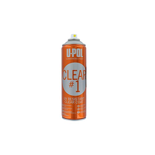 U-Pol Products 0796 Clear CLEAR#1 High Gloss Clear Coat - 450 ml