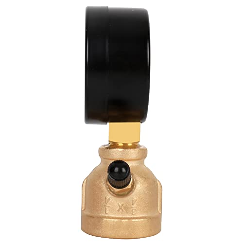 Uharbour 30psi Brass Gas Line Pressure Tester, 3/4" FNPT - size: 30Psi Brass gas pressure tester