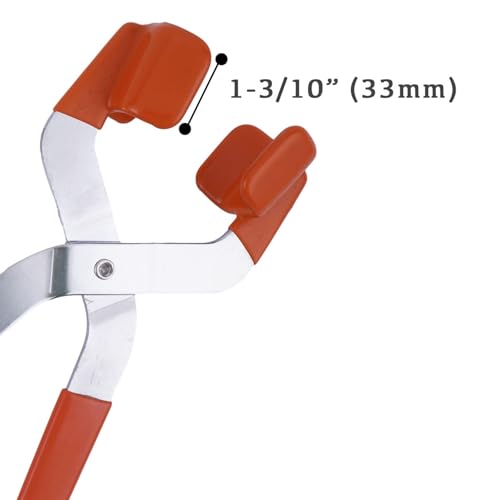 Steel Lug Nut Cover Puller, Heavy Duty Puller for 1-1/2" Across Flat Lug Nut Covers, Zinc Plated - size: 1-3/7"