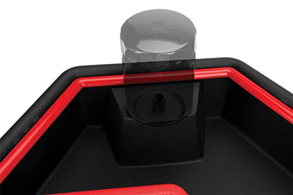 Performance Tool W4074 Automotive 2-in-1 Oil Drain Pan and Tool Caddy - style: 2 In 1 Drain Pan Tool Caddy