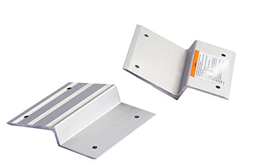 MaxxHaul Aluminum Ramp Top Kit 2 Pack Turns 2x8 Boards into Utility Loading Ramps 1400 lb Capacity with Non‑Skid Surface and Tailgate Protective Pads (80439) - size: (Pack of 1)
