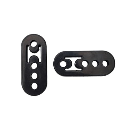 4 Holes Exhaust Rubber Hanger & 3" Exhaust Clamp with Hanger - size: 1Pcs 3.0 Inch