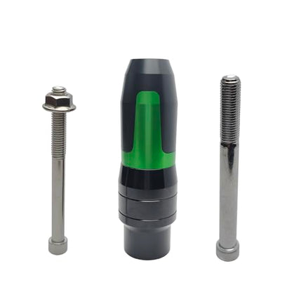 Motorcycle Frame Sliders Rear Crash Bar Falling Protector Green - color: Green