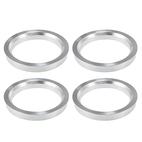 X AUTOHAUX 4pcs OD 71.5mm to ID 58.1mm Aluminium Alloy Car Hub Centric Rings Wheel Bore Center Spacer - size: 58.1mm