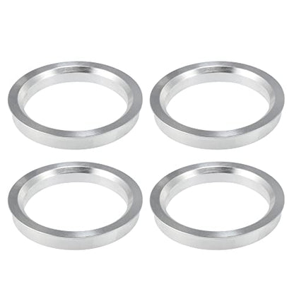 X AUTOHAUX 4pcs OD 71.5mm to ID 58.1mm Aluminium Alloy Car Hub Centric Rings Wheel Bore Center Spacer - size: 58.1mm