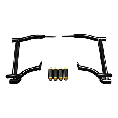 TCT-MOTORPARTS Rear Saddlebag Support Guards Rails Fit For Harley Touring Road King Street Electra Glide Road Glide 2009-2024 Gold+Black - color: Black+Gold Saddlebags Bar
