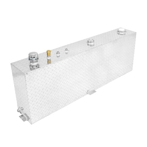 Aluminum Rectangular Liquid Tank, 45 Gallon Capacity, 57 × 9.5 × 20 inches