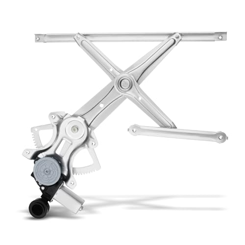 A-Premium Rear Driver Side Power Window Regulator with Motor (6-Pin)