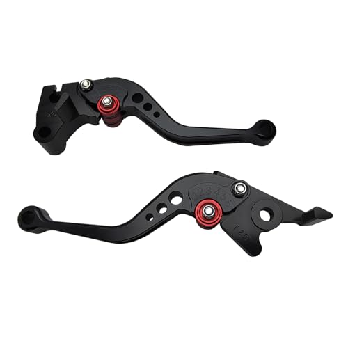 Adjustable Short Levers Replacement for Ninja 400 Z400 EX400 18-23 - color: Black