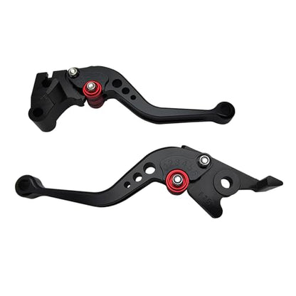Adjustable Short Levers Replacement for Ninja 400 Z400 EX400 18-23 - color: Black
