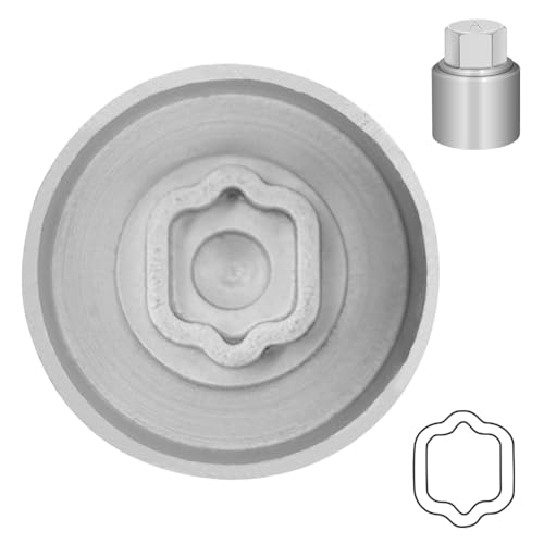 Type A Wheel Locking Nut Key for Land Rover, Lug Nut Removal Tool - size: Socket A