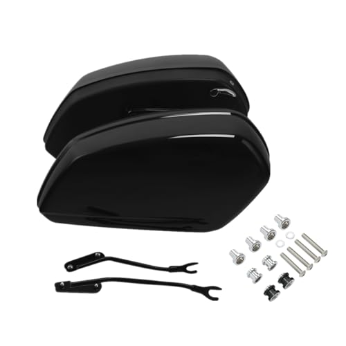 TCMT Saddlebags & Docking Kit Fit For Harley Low Rider ST FXLRST 2022-2024 - color: Black Set B, size: Fit For Lower Rider ST