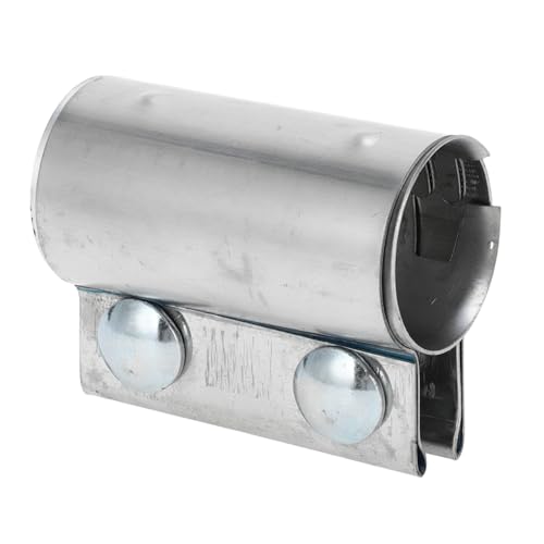 Exhaust Pipe Clamp/Exhaust Muffler Tube Joint for Car Truck/Durable Stainless Steel 1.50" 87mm / 1 Pc Silver Tone - size: 1.5''