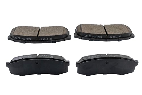 Front Rear Brakes Pad Automotive Premium Ceramic Disc Brake Pads Set Vehicle Replacement Part for Lexus Infiniti Nissan Dodge Attitude Hyundai Accent D606 - style: D606