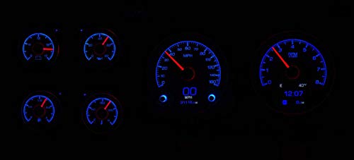 Dakota Digital 73-87 Chevy Pickup Customizable Gauge System Silver Alloy HDX-73C-PU-S